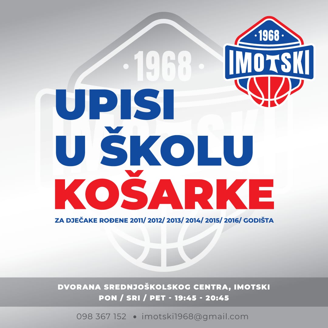 Početak Škole košarke od 12.01.2026.